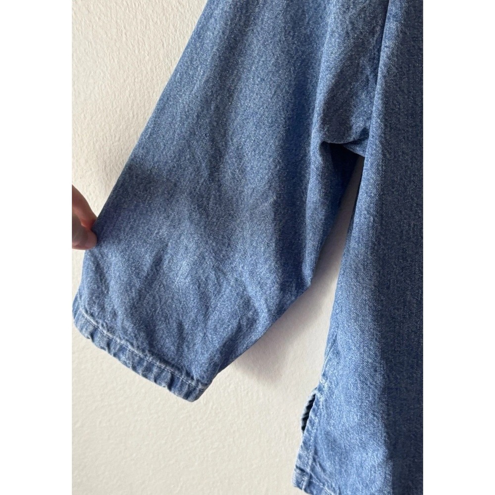 Vintage BTB Better Than Basic Button Front Denim … - image 4